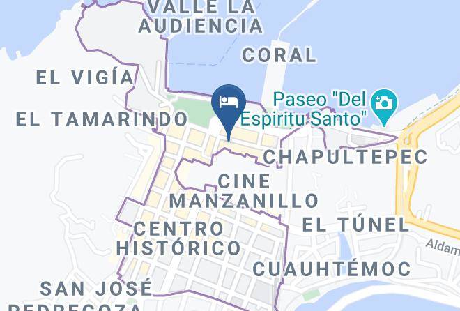 Manzanillo - Hotel Miramar Maps