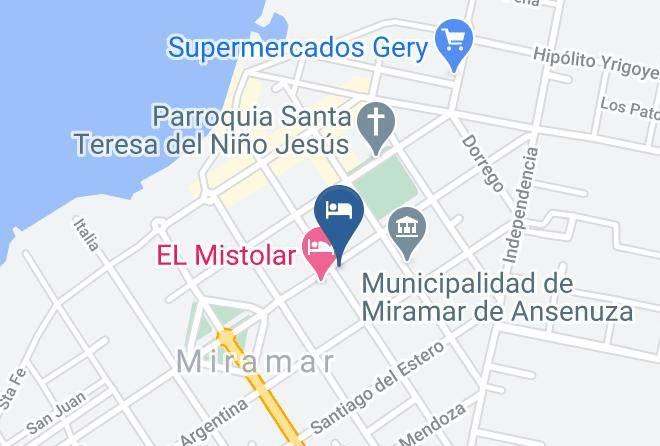 San Justo Department - Hotel Miramar Maps