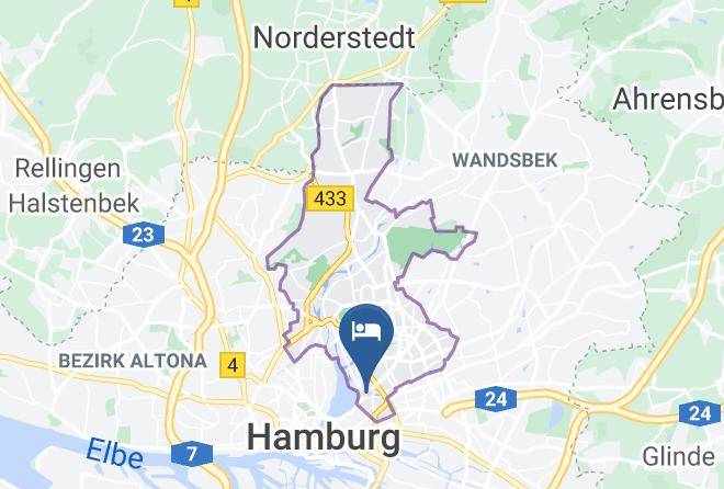 Stadt Hamburg - Hotel Miramar Maps