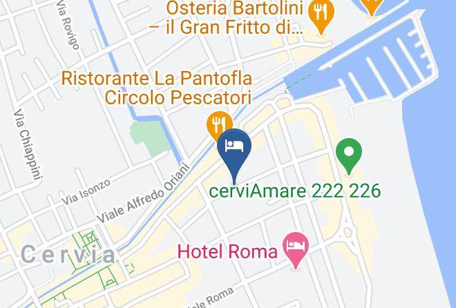 Ravenna - Hotel Miramare Cervia Maps