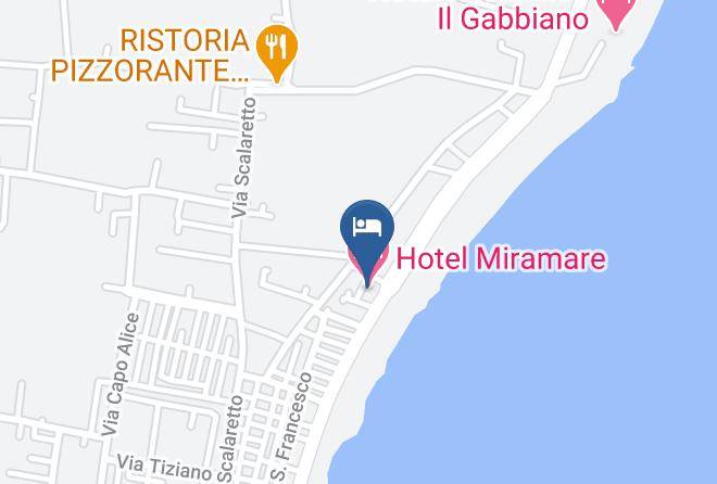 Crotone - Hotel Miramare Maps