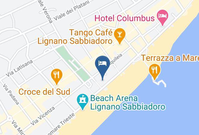 Udine - Hotel Miramare Maps