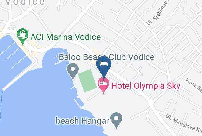 Vodice - Hotel Miramare Maps