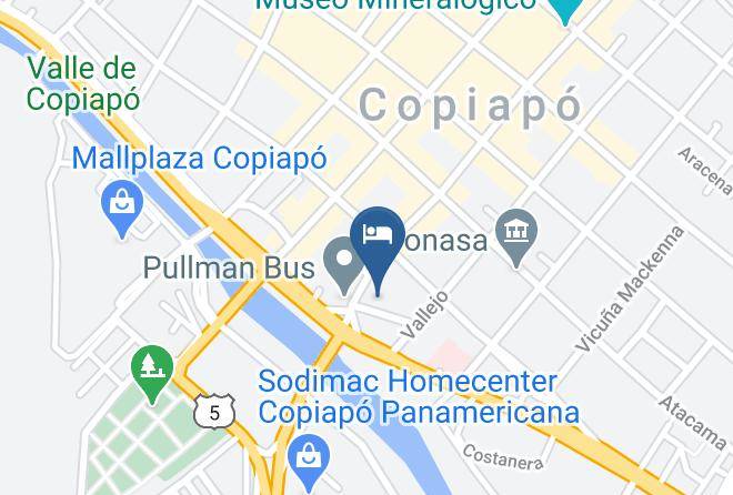 Copiapo Province - Hotel Miramonti Maps