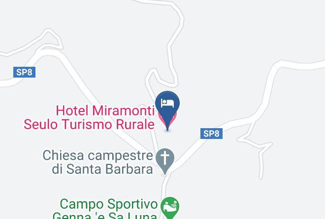 Hotel Miramonti Seulo Turismo Rurale Map