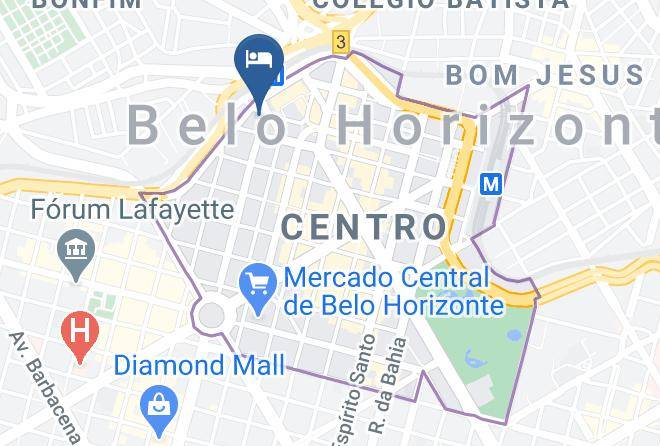 Belo Horizonte - Hotel Miranda Maps