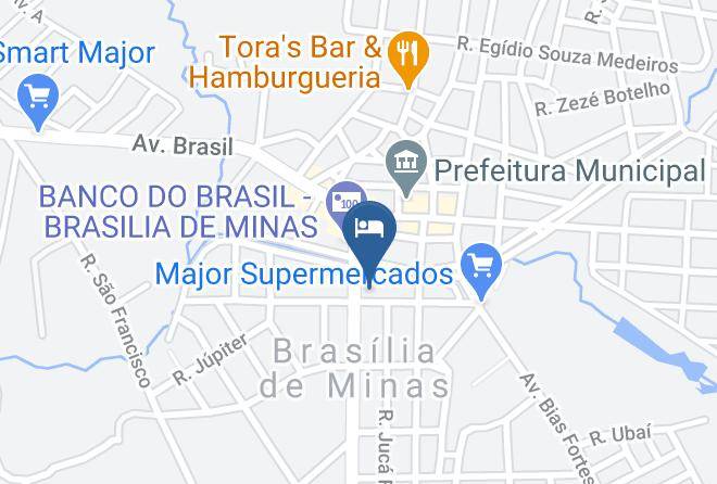 Brasilia - Hotel Miranda Maps