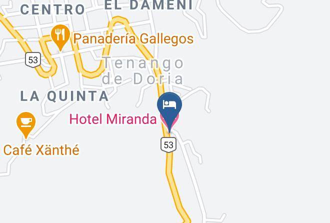 Tenango De Doria - Hotel Miranda Maps