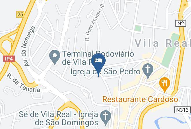 Vila Real - Hotel Miraneve Maps