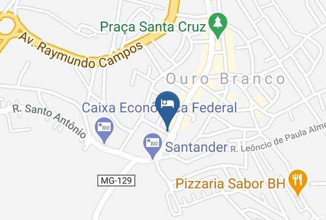 Ouro Branco - Hotel Mirante Da Serra Maps