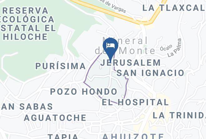 Mineral Del Monte - Hotel Mirareal Maps