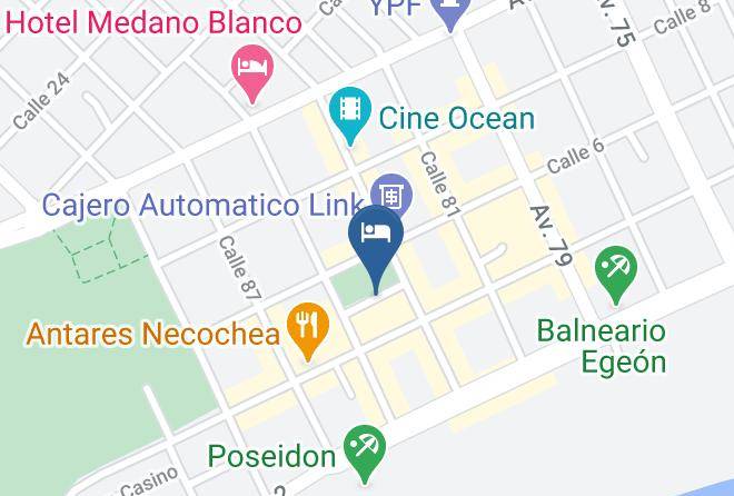 Necochea - Hotel Mirasol Maps