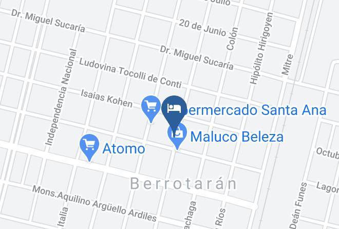 Rio Cuarto Department - Hotel Mirasoles Maps