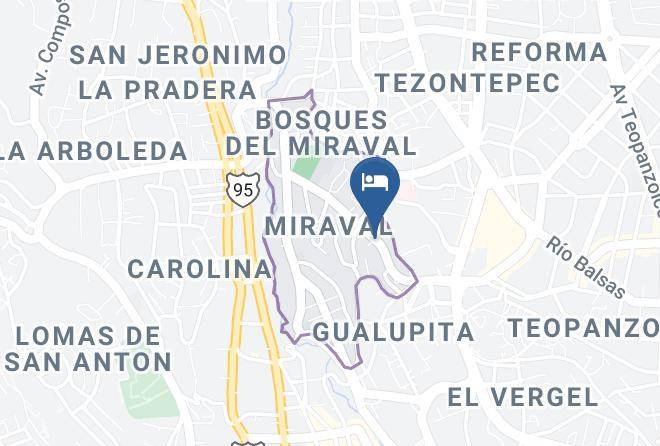 Cuernavaca - Hotel Miraval Maps