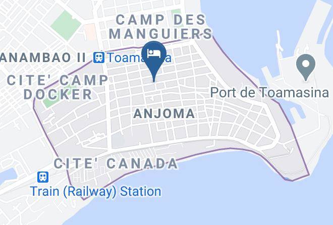 Hotel Miray Tamatave Map