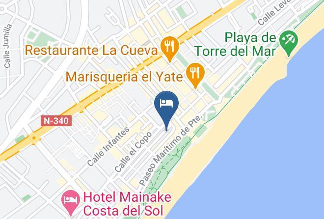 Malaga - Hotel Miraya Beach Maps