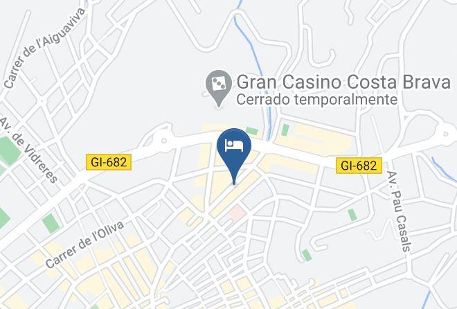 Girona - Hotel Mireia Maps