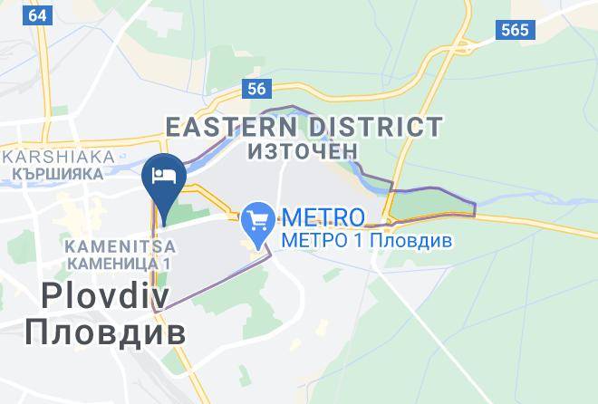 Plovdiv Kv Kamenitsa - Hotel Mirena Maps