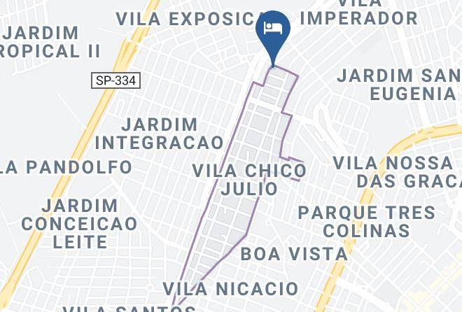 Franca - Hotel Mirim Maps