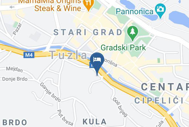 Tuzlanski - Hotel Miris Dunja 88 Maps