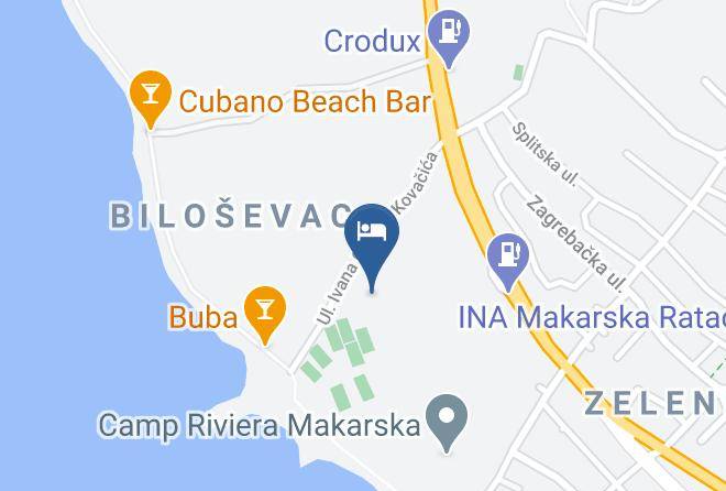 Makarska - Hotel Mirjam Maps