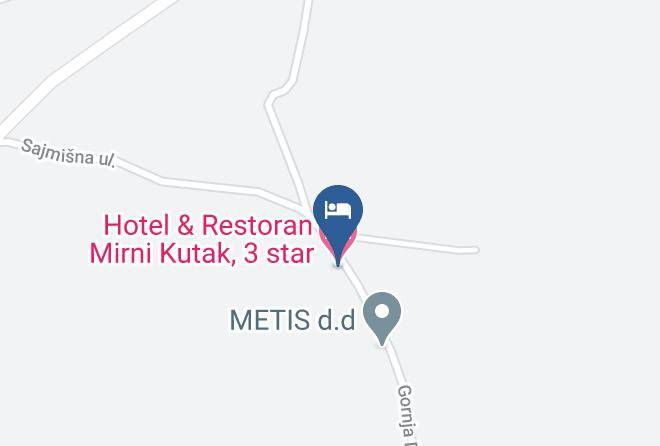 Otocac - Hotel & Restoran Mirni Kutak 3 Star Maps