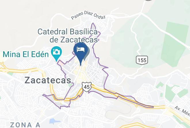 Zacatecas Zacatecas Centro - Hotel Mision Argento Zacatecas Maps