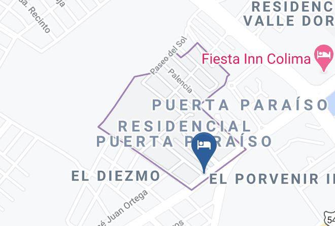 Colima Puerta Paraiso - Hotel Mision Colima Maps