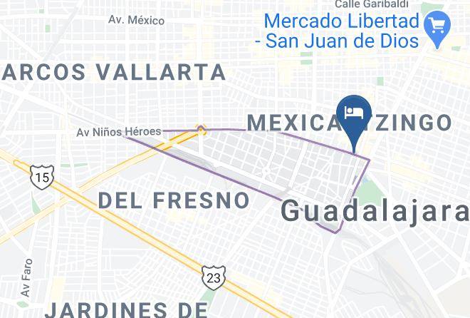 Guadalajara - Hotel Mision Guadalajara Carlton Maps