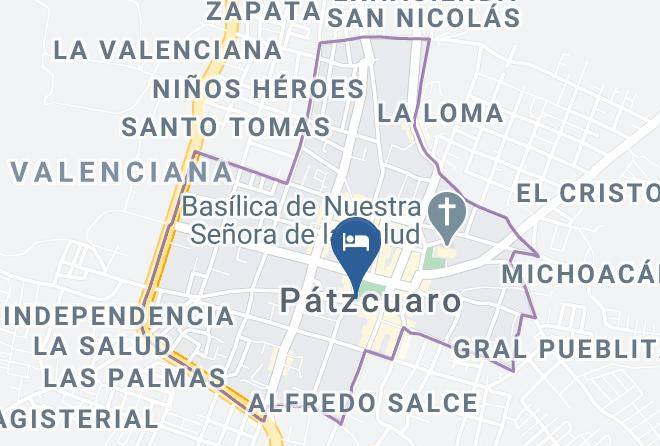 Patzcuaro - Hotel Mision San Manuel Maps