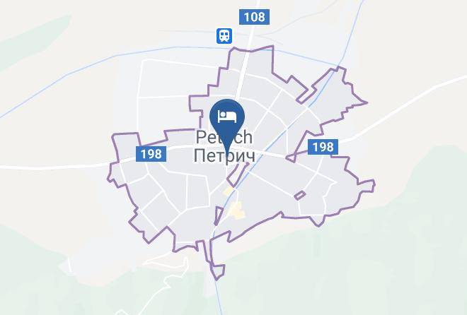 Petrich - Hotel Misonis Guz Maps