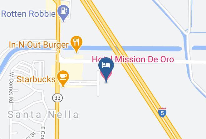 Merced - Hotel Mission De Oro Maps