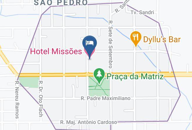 Cerro Largo - Hotel Missoes Maps