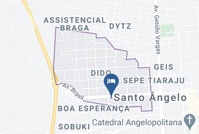 Santo Angelo - Hotel Missoes Maps