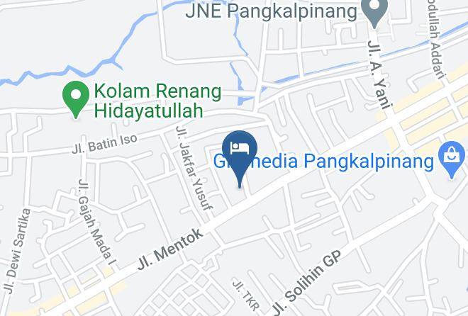 Kota Pangkal Pinang - Hotel Mitra Garden Babel Maps