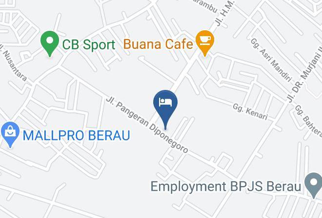 Berau Regency - Hotel Mitra Klasik Maps
