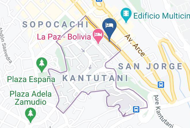 Murillo - Hotel Nc La Paz Bolivia Maps