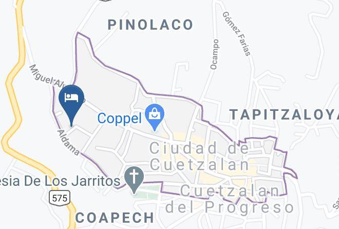 Cuetzalan Del Progreso - Hotel Mixti Maps