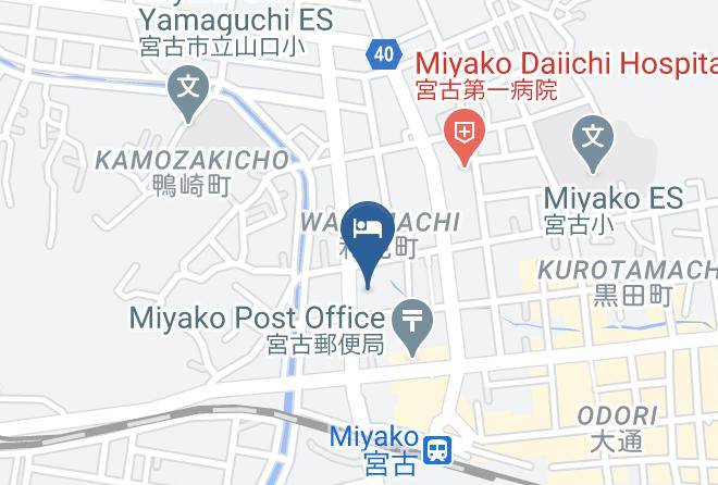 Miyako City - Hotel Miyako Hills Maps