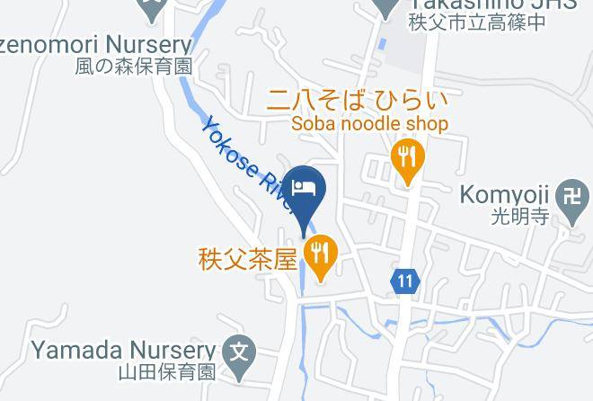 Chichibu City - Hotel Miyama Maps