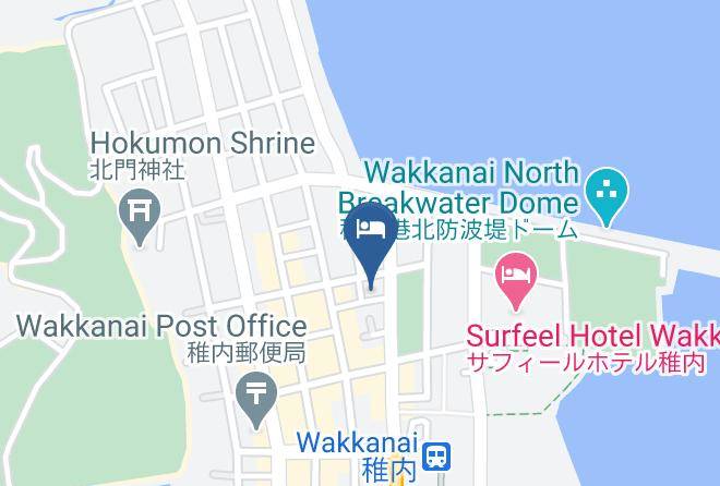 Wakkanai City - Hotel Miyuki Maps