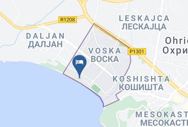 Ohrid - Hotel Mizo Maps