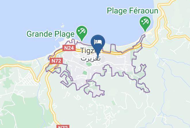 Tizi Ouzou - Hotel Mizrana Maps