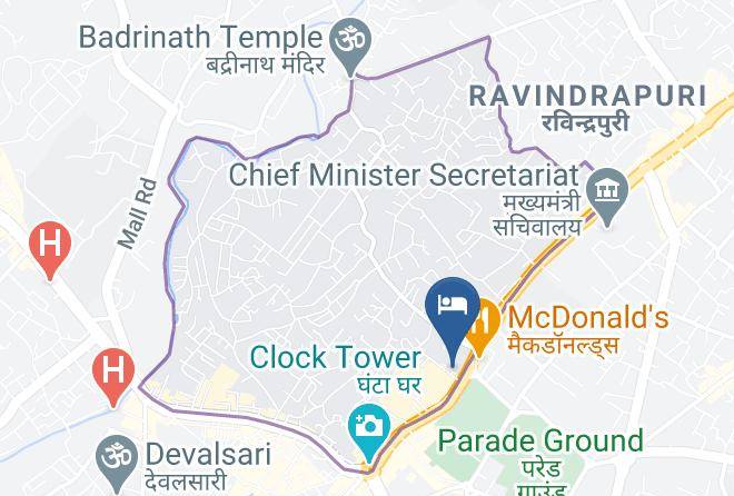 Dehradun - Hotel Mj Grand Inn Maps