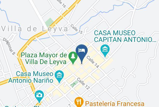 Villa De Leyva - Hotel Mjv Maps
