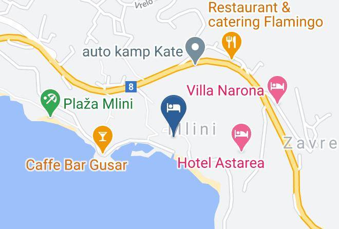 Zupa Dubrovacka - Hotel Mlini Maps