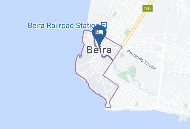 Cidade Da Beira - Hotel Mocambique Maps