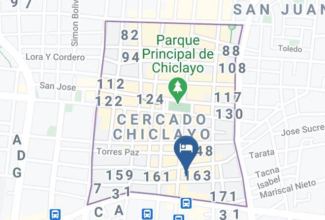 Chiclayo - Hotel Mochiks Maps