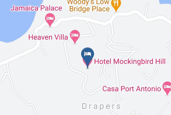 Portland - Hotel Mocking Bird Hill Maps