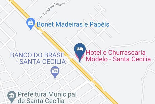 Santa Cecilia - Hotel E Churrascaria Modelo Santa Cecilia Maps